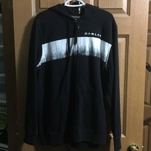 Mens Oakley zip up sweater